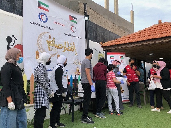 Kuwait Red Crescent kicks off iftar project to aid 15,000 Syrian refugees in Jordan