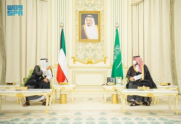Saudi Crown Prince holds talks with Kuwait Crown Prince in Riyadh