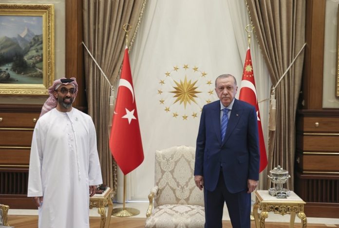 Turkish President receives UAE delegation led by National Security Adviser