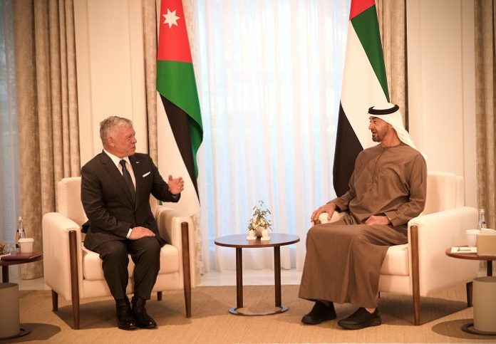 Jordanian King, Abu Dhabi Crown Prince discuss bilateral ties, latest regional developments